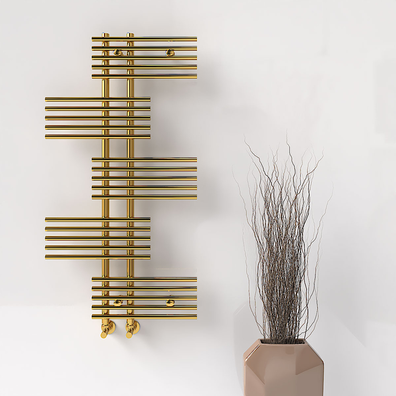 FIJI Decorative Towel Warmer 650x1250 Gold