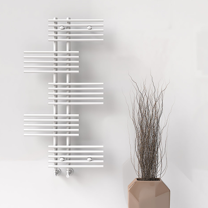 FIJI Decorative Towel Warmer 650x1250 White