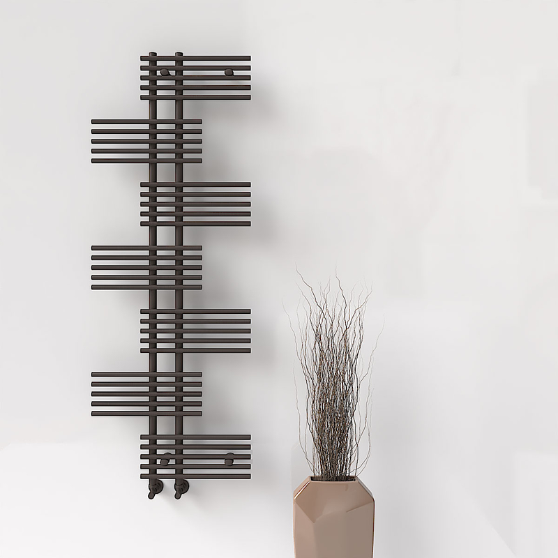 FIJI Decorative Towel Warmer 650x1762 Wood Effect