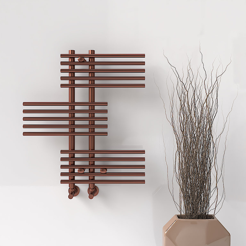 FIJI Decorative Towel Warmer 650x740 Antique Copper