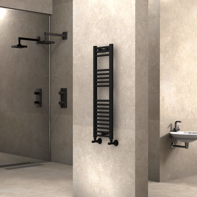 Haiti Towel Warmer 300x1000 Matte Black