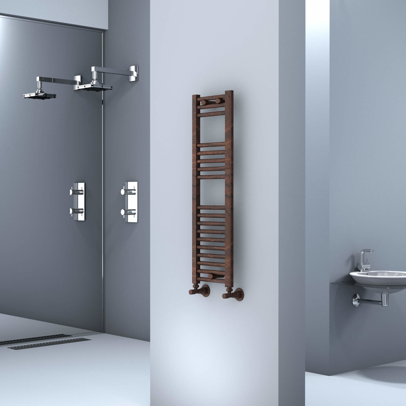 Haiti Towel Warmer 300x1000 Wood Effect