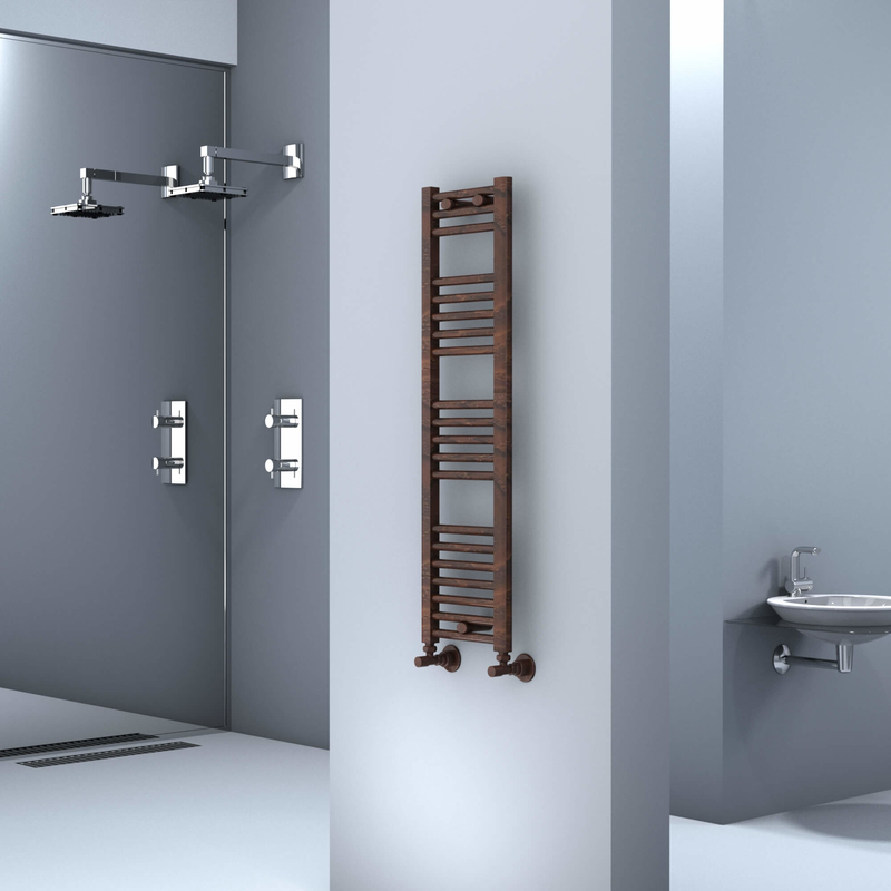 Haiti Towel Warmer 300x1100 Wood Effect