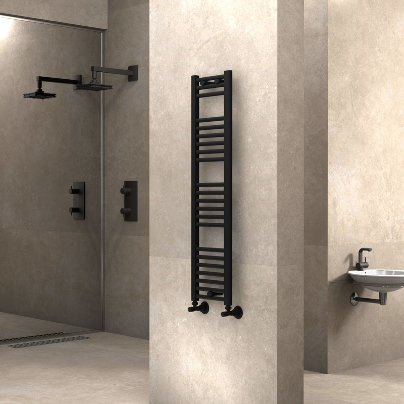 Haiti Towel Warmer 300x1200 Matte Black