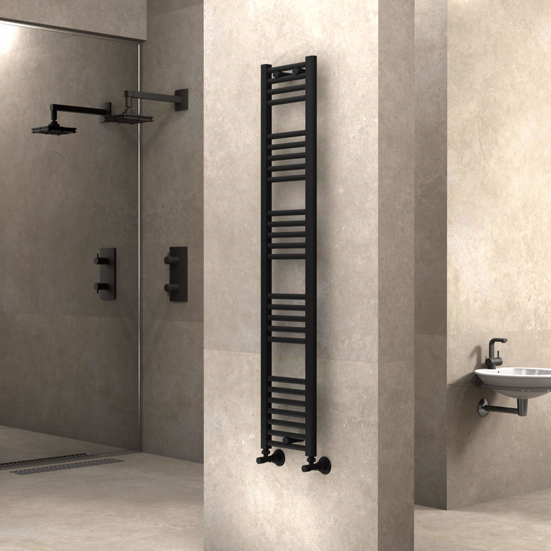 Haiti Towel Warmer 300x1500 Matte Black