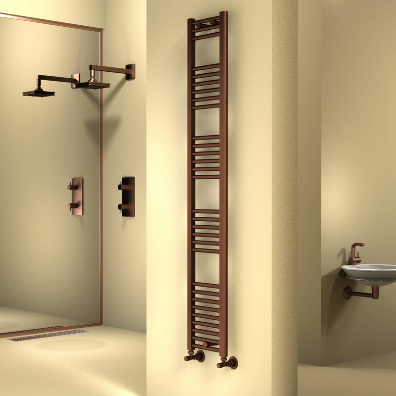 Haiti Towel Warmer 300x1800 Copper Antique