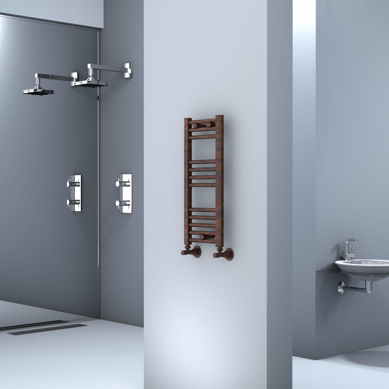 Haiti Towel Warmer 300x700 Wood Effect