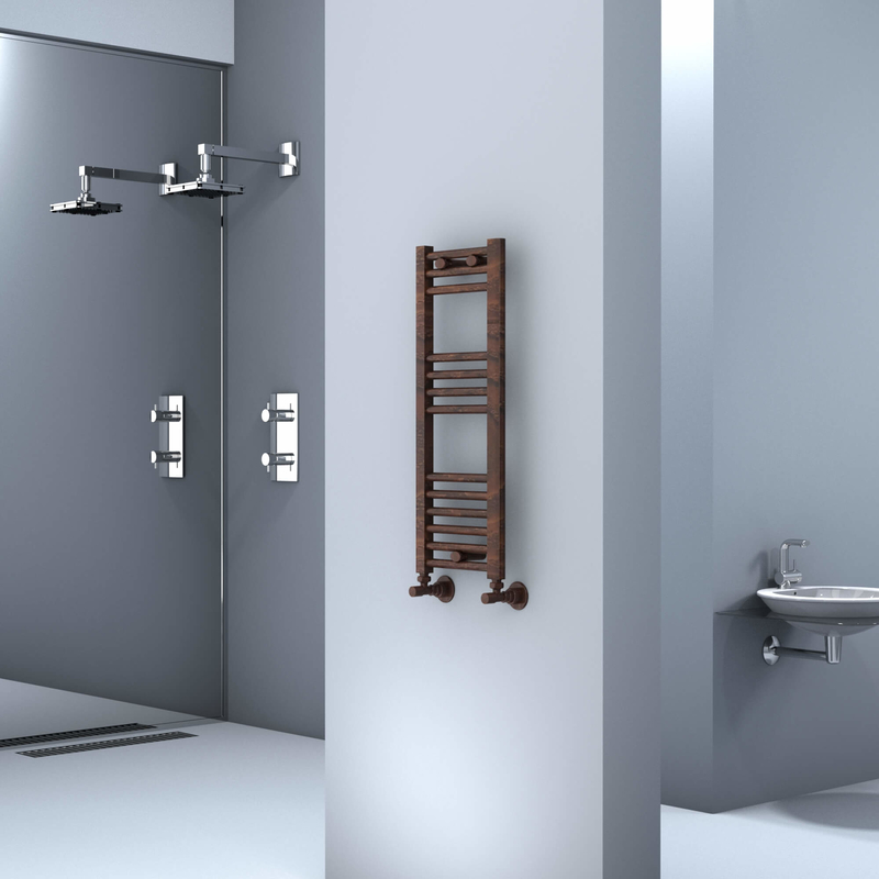 Haiti Towel Warmer 300x800 Wood Effect