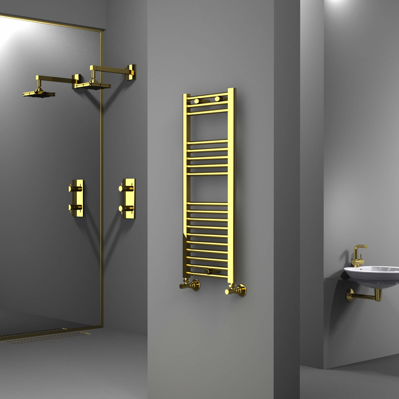 Haiti Towel Warmer 400x1000 Gold