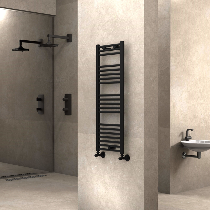 Haiti Towel Warmer 400x1100 Matte Black