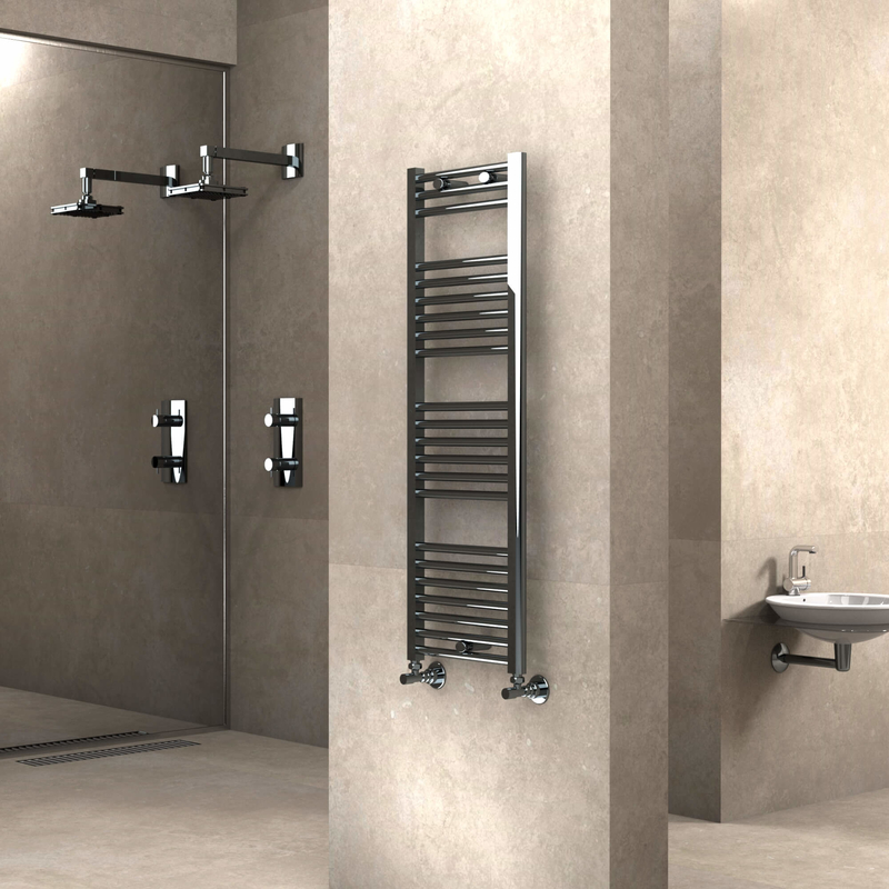 Haiti Towel Warmer 400x1200 Chrome