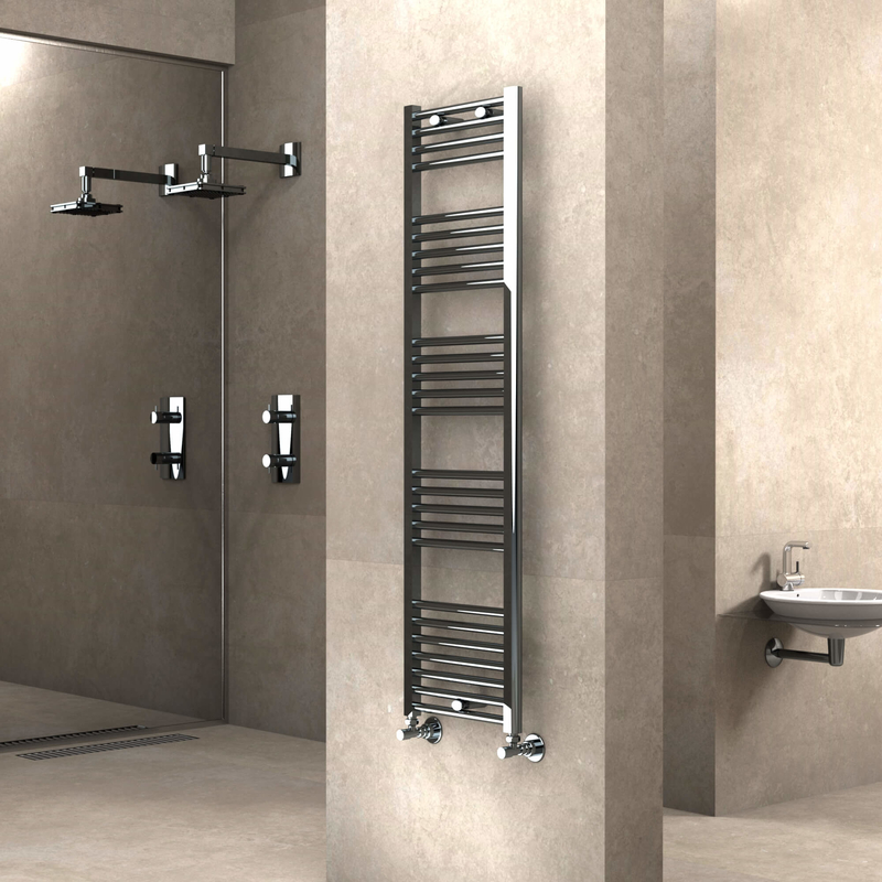 Haiti Towel Warmer 400x1500 Chrome