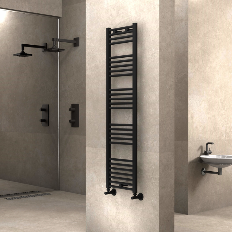 Haiti Towel Warmer 400x1500 Matte Black