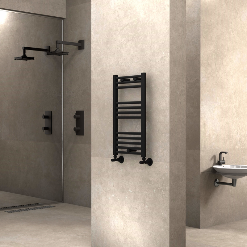 Haiti Towel Warmer 400x700 Matte Black