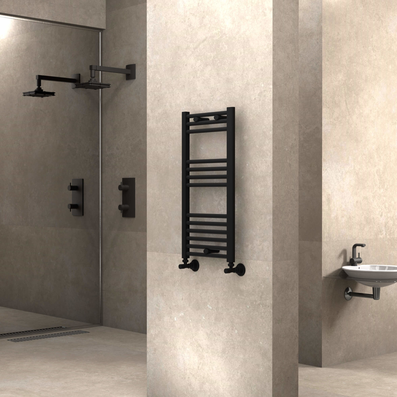 Haiti Towel Warmer 400x800 Matte Black