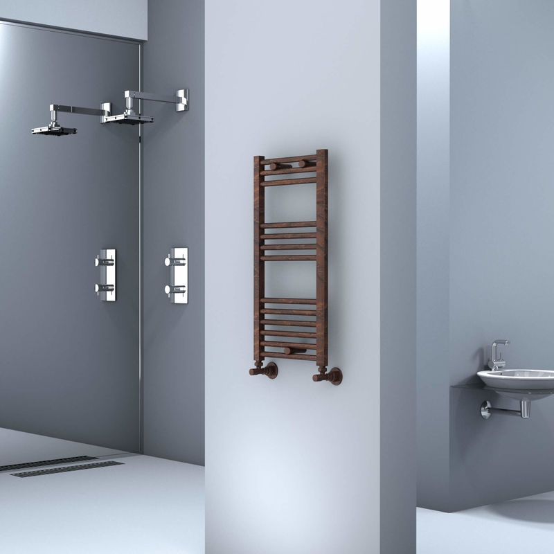 Haiti Towel Warmer 400x800 Wood Effect