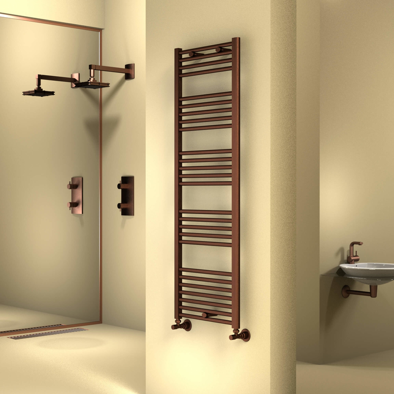 Haiti Towel Warmer 500x1500 Copper Antique