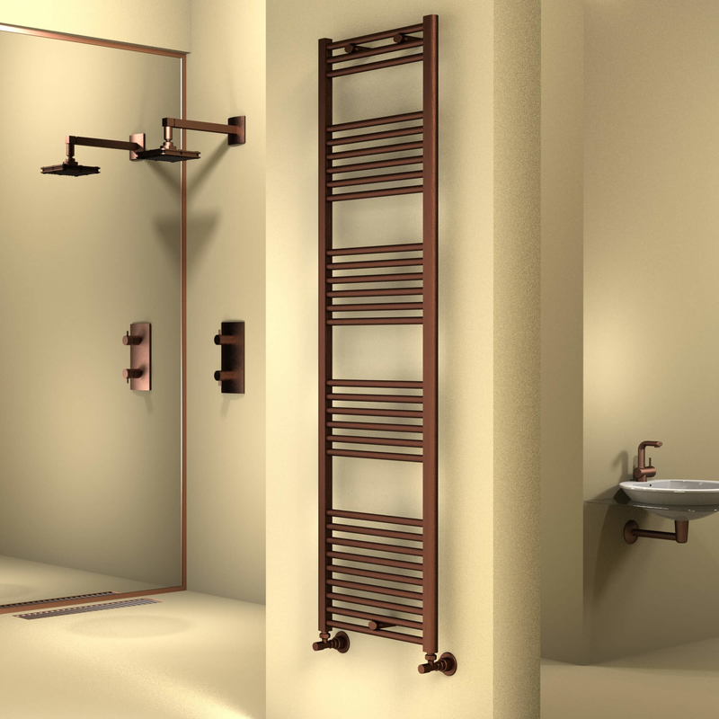 Haiti Towel Warmer 500x1800 Copper Antique