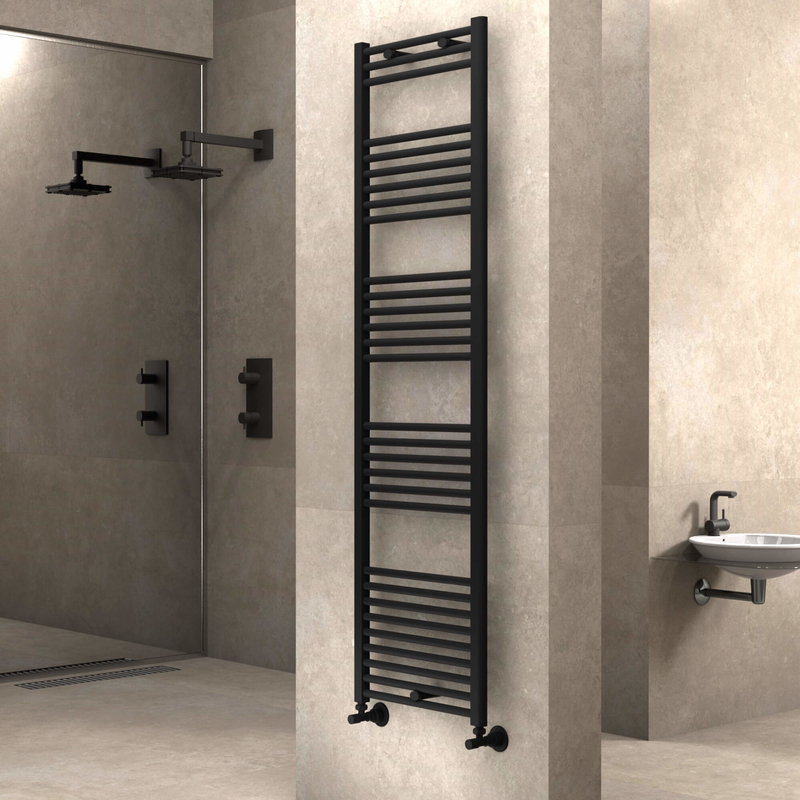 Haiti Towel Warmer 500x1800 Matte Black