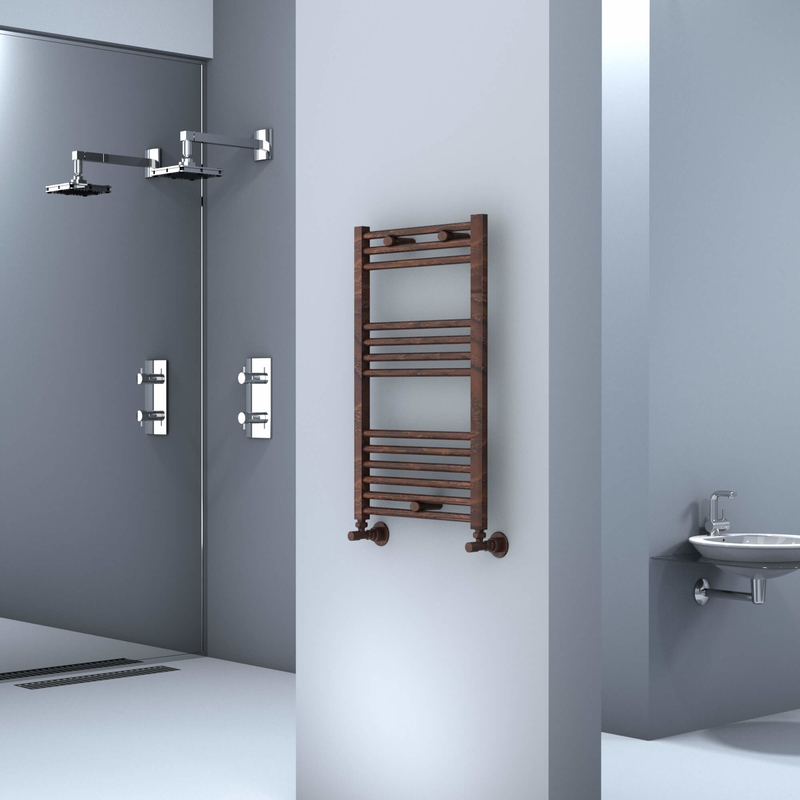 Haiti Towel Warmer 500x800 Wood Effect