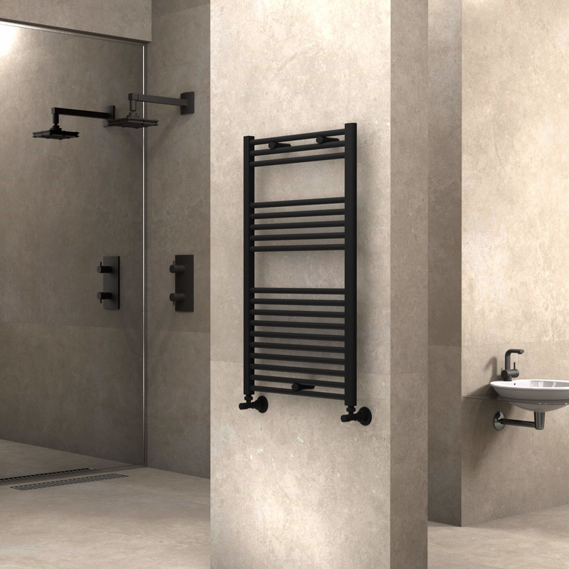 Haiti Towel Warmer 600x1000 Matte Black