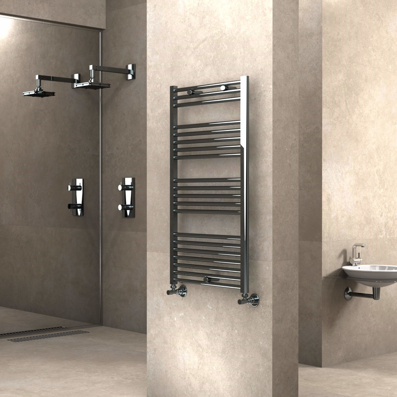 Haiti Towel Warmer 600x1100 Chrome