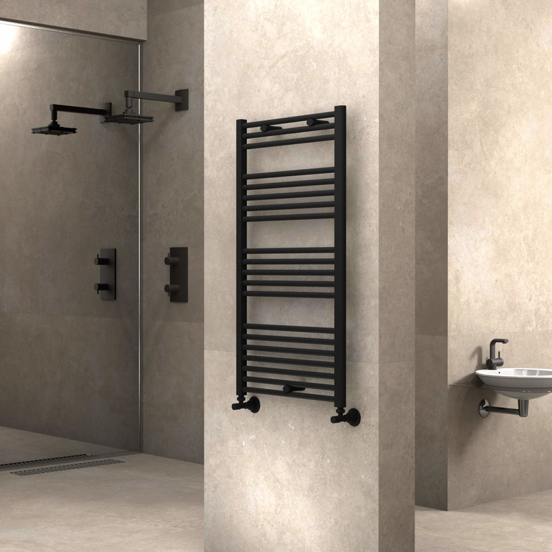 Haiti Towel Warmer 600x1100 Matte Black