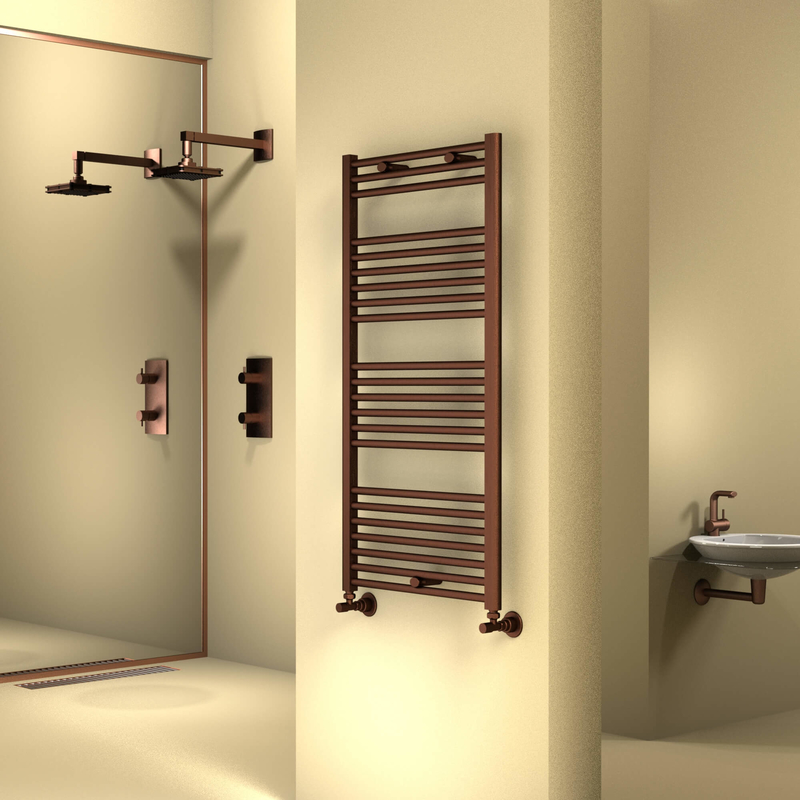 Haiti Towel Warmer 600x1200 Copper Antique