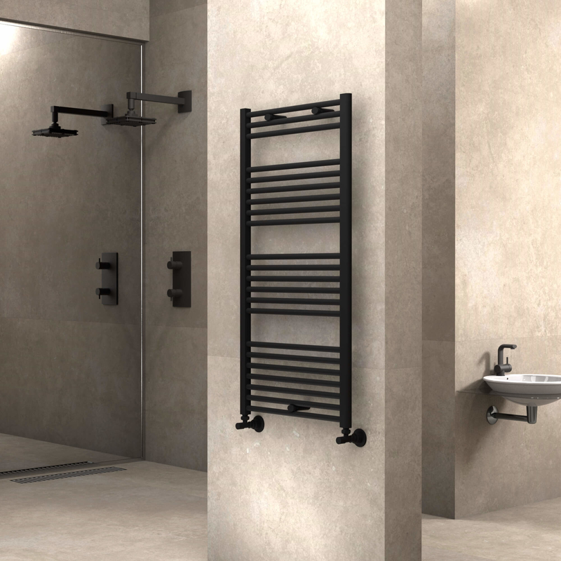 Haiti Towel Warmer 600x1200 Matte Black