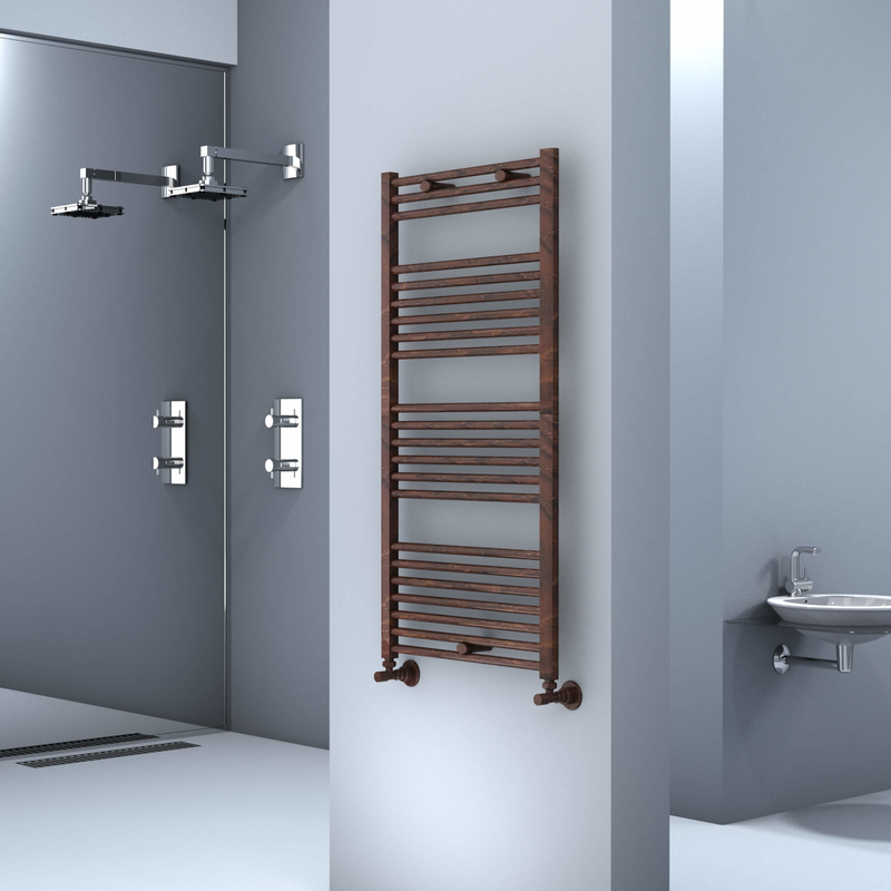 Haiti Towel Warmer 600x1200 Wood Effect