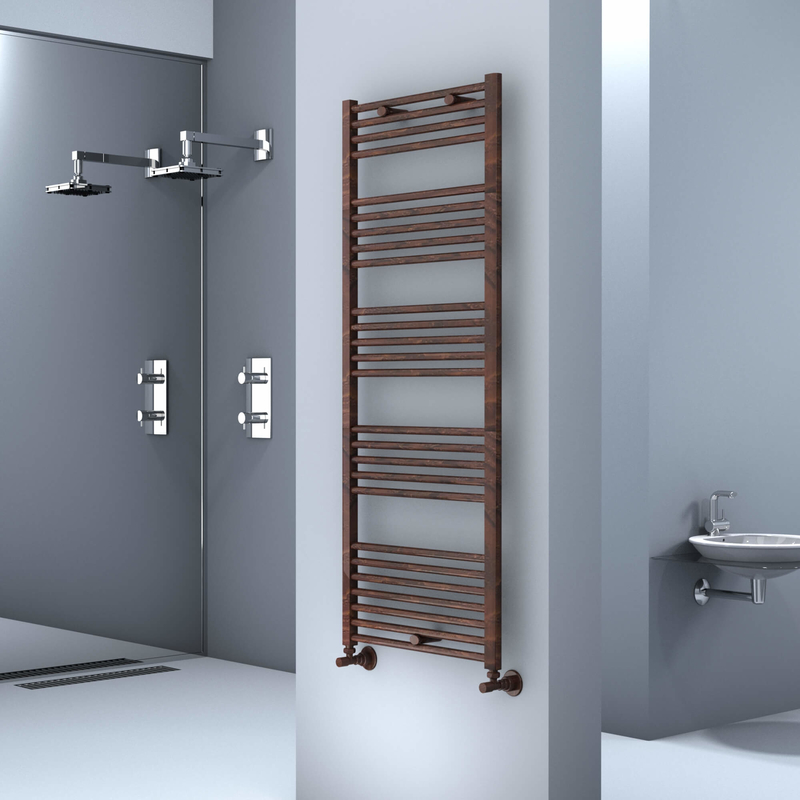 Haiti Towel Warmer 600x1500 Wood Effect