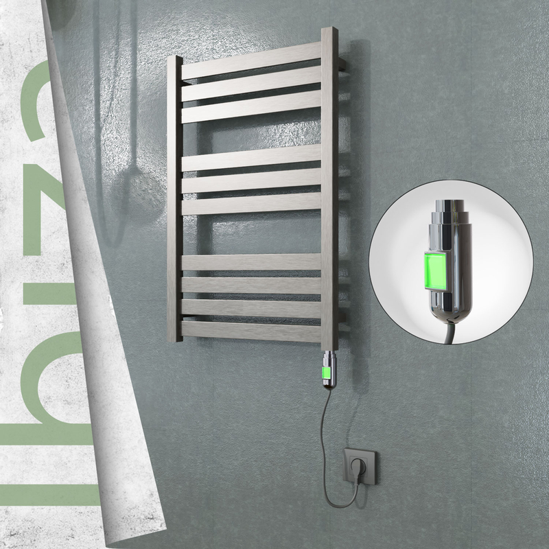 IBIZA Stainless Steel Towel Warmer 500x780 Satin Polishing (On/Off Button) 300W