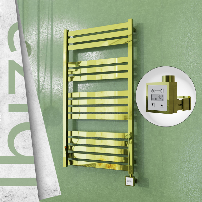 Ibiza Electric Towel Warmer 600x1165 Gold Ktx3 300 W