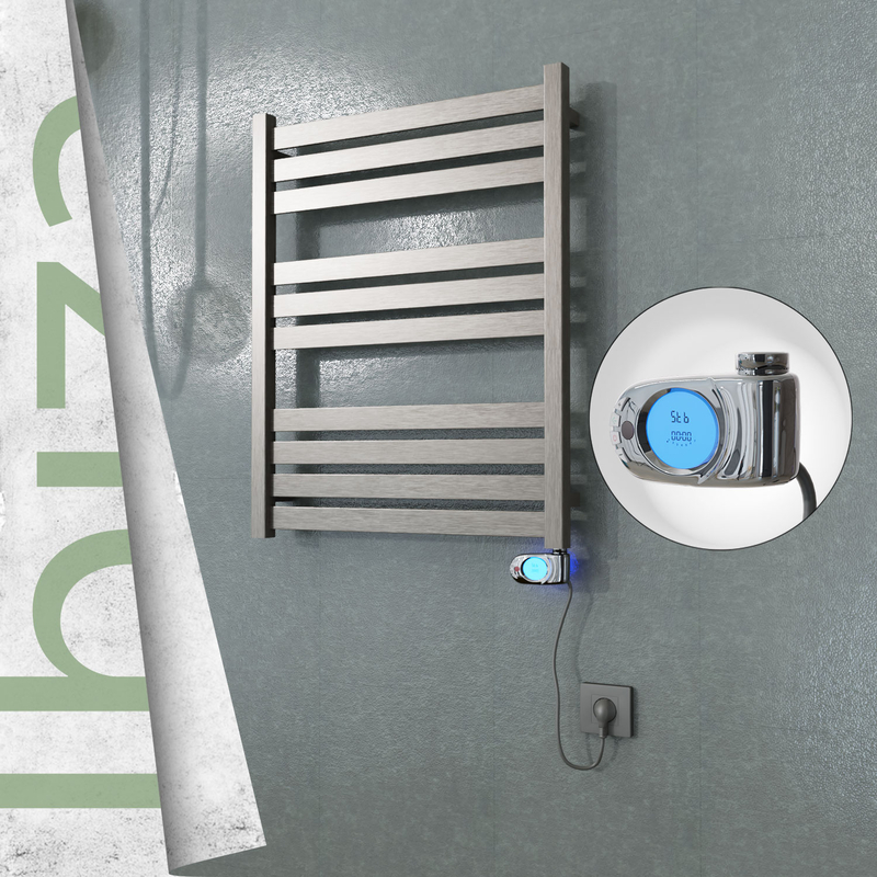 Ibiza Electric Towel Warmer 600x780 Satine Finish (Musa Thermostat) 200 W