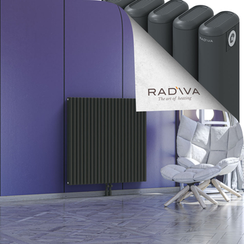 Kotto Aluminium Radiator 1000x1031 Dark Anthracite - Thumbnail