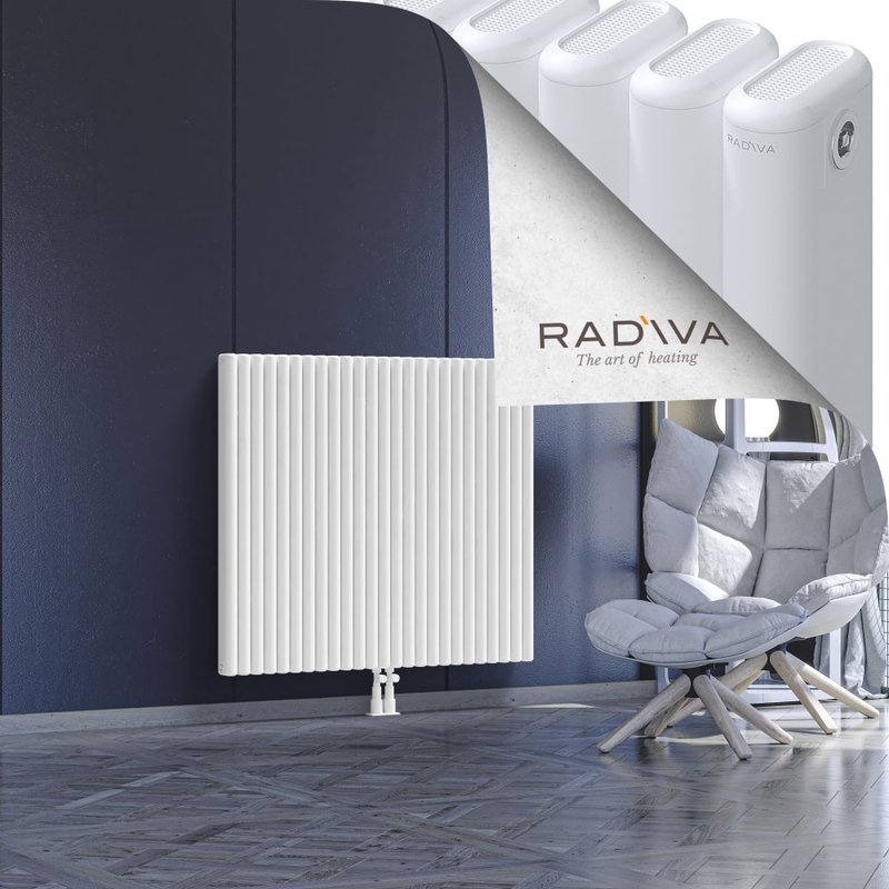 Kotto Aluminium Radiator 1000x1121 White