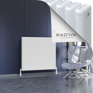 Kotto Aluminium Radiator 1000x1166 White - Thumbnail