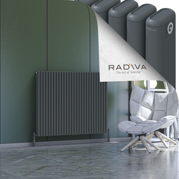 Kotto Aluminium Radiator 1000x1256 Anthracite - Thumbnail