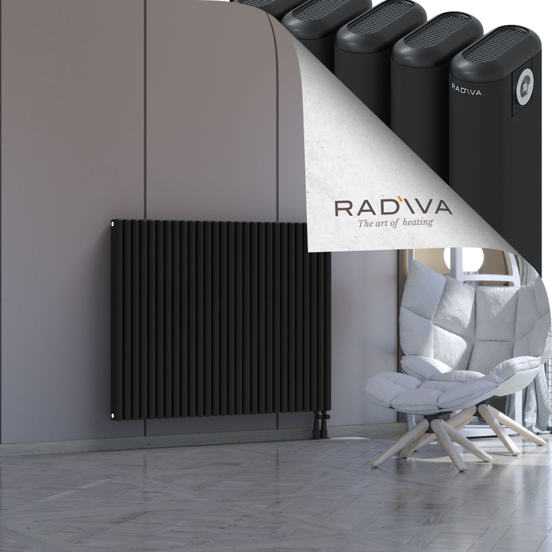 Kotto Aluminium Radiator 1000x1256 Black