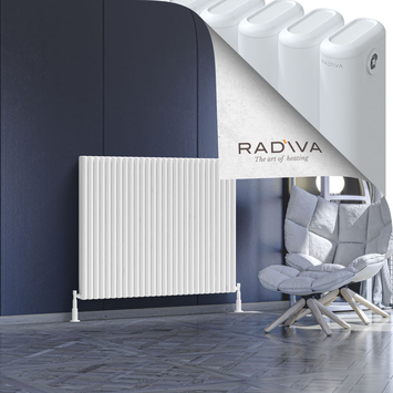 Kotto Aluminium Radiator 1000x1256 White - Thumbnail