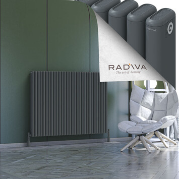 Kotto Aluminium Radiator 1000x1346 Anthracite - Thumbnail