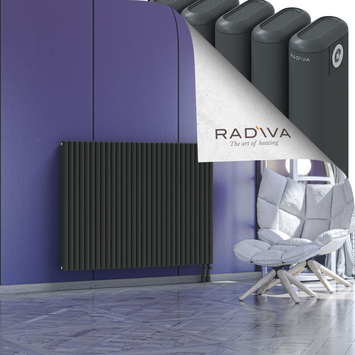 Kotto Aluminium Radiator 1000x1346 Dark Anthracite - Thumbnail