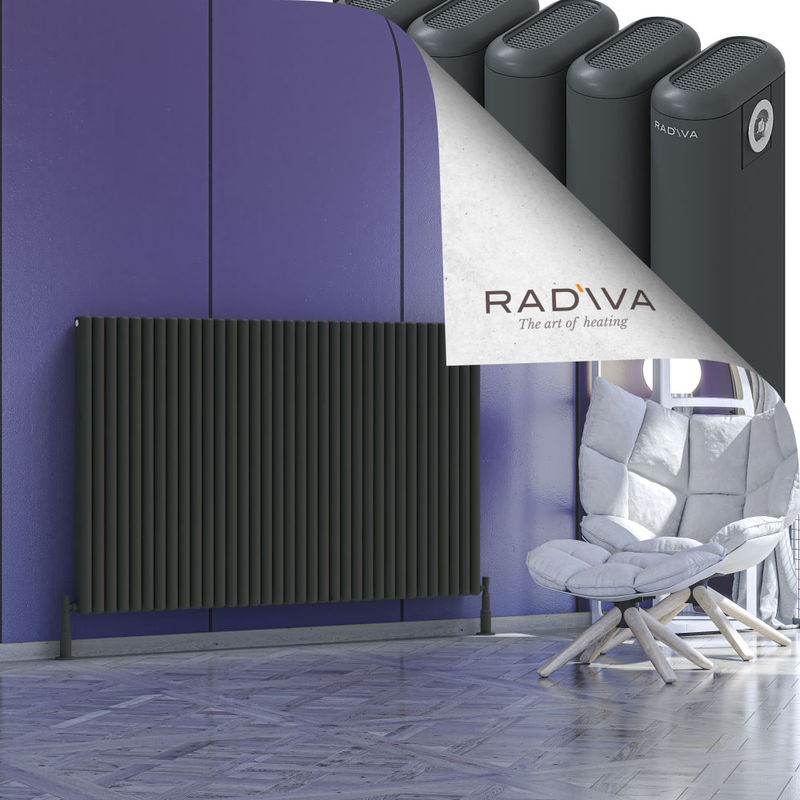 Kotto Aluminium Radiator 1000x1571 Dark Anthracite