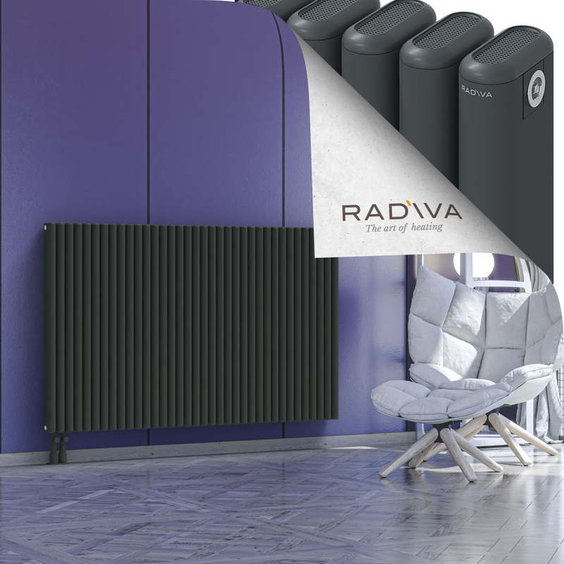 Kotto Aluminium Radiator 1000x1616 Dark Anthracite