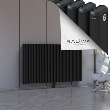 Kotto Aluminium Radiator 1000x1751 Black - Thumbnail