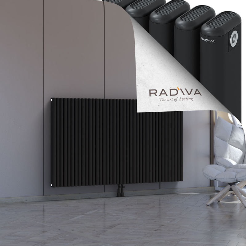 Kotto Aluminium Radiator 1000x1751 Black