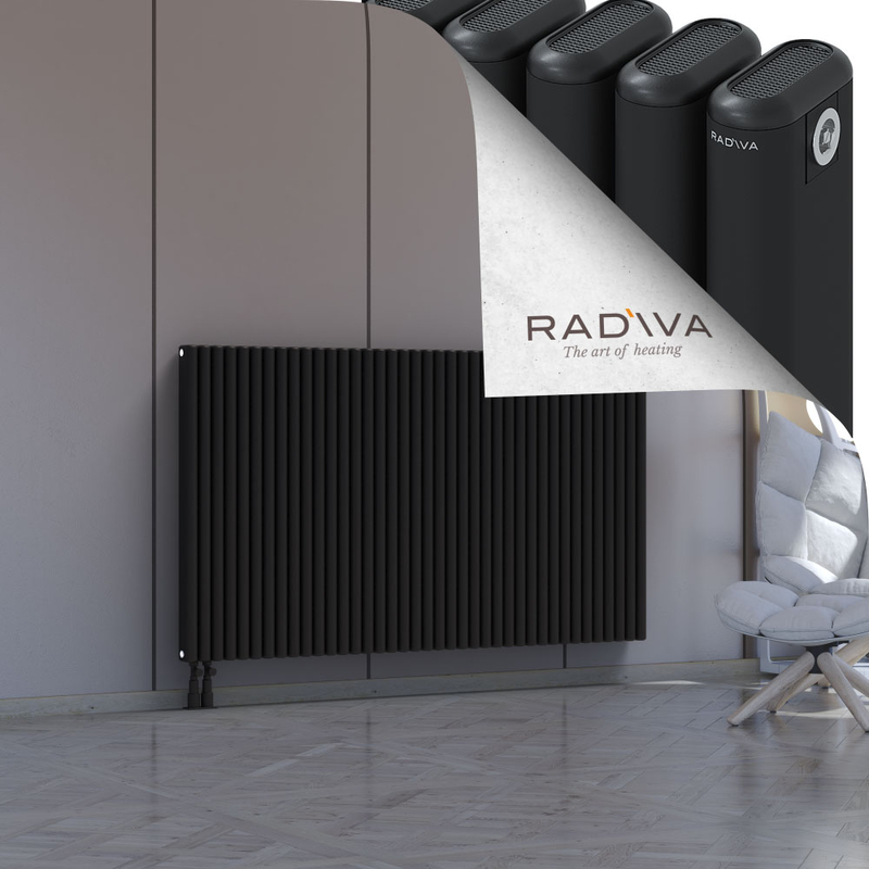 Kotto Aluminium Radiator 1000x1751 Black