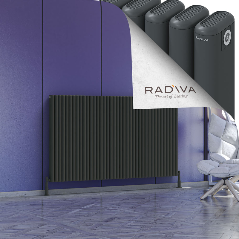 Kotto Aluminium Radiator 1000x1751 Dark Anthracite