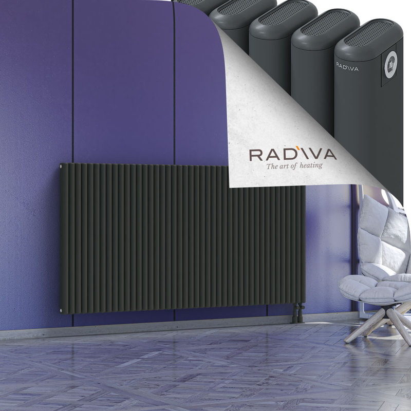 Kotto Aluminium Radiator 1000x1931 Dark Anthracite