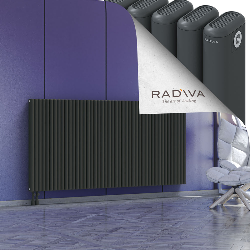 Kotto Aluminium Radiator 1000x2021 Dark Anthracite